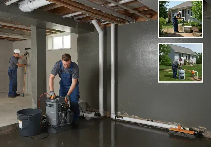 Basement Waterproofing and Flood Prevention process in Westover, AL